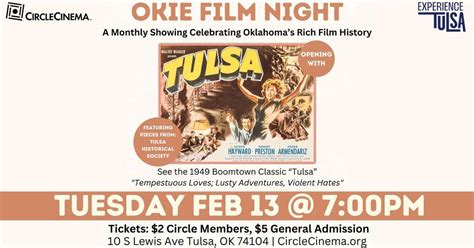 Okie Film Night: "Tulsa" (1949) with Experience Tulsa & Tulsa ...