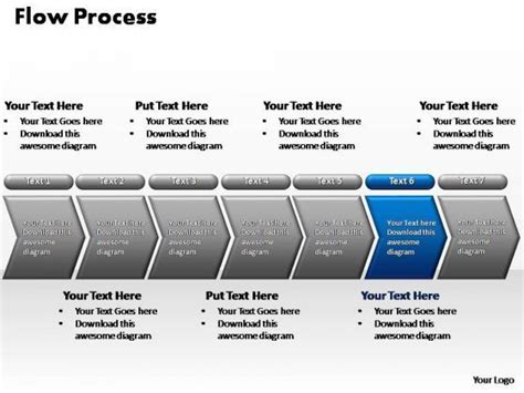 PowerPoint Process Flow Template Example 的图像结果