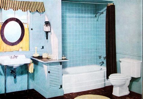 35 vintage 1950s bathroom tile design ideas - Click Americana