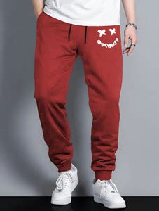 KELONBRO Printed Men Red Track Pants - Buy KELONBRO Printed Men Red ...