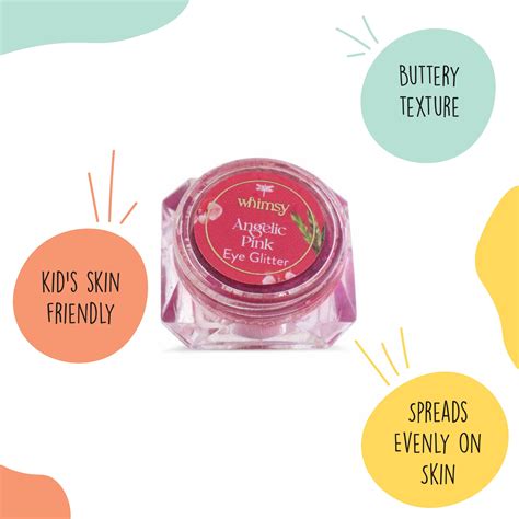 Whimsy Angelic Pink Eye Glitter | Pink Eye Glitter | Angels Pink Eye Makeup