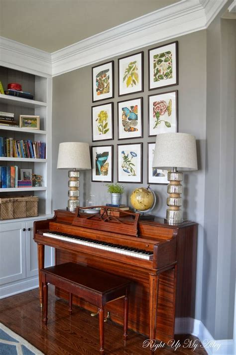 upright piano in living room layout