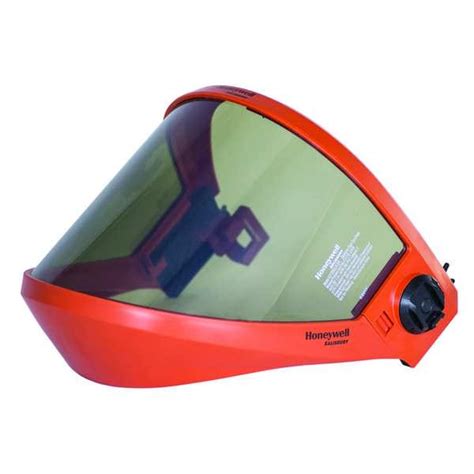 Salisbury Face Shield Assembly, Bronze Visor, 10 in Height, Anti-Fog ...