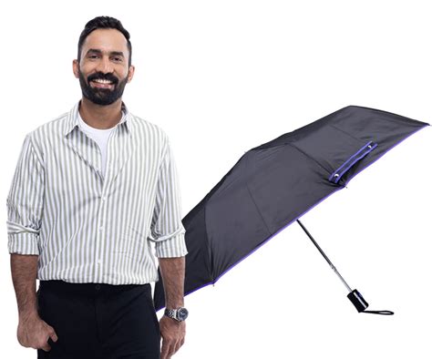 The Clownfish Umbrella Coloured Piping Series 3 Fold Auto Open ...