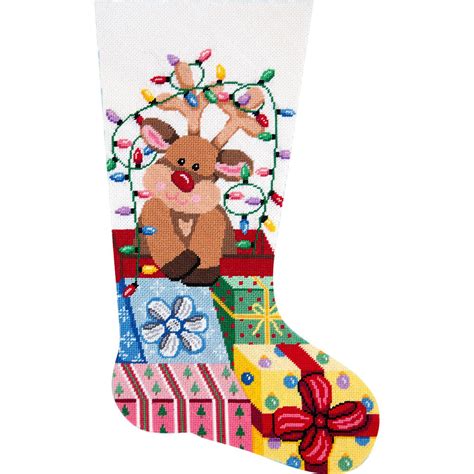 Alice Peterson Home Creations Holiday Edition Needlepoint Stocking Kit ...