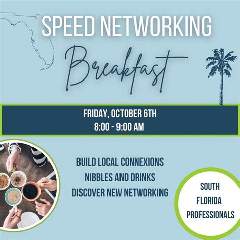 Early Bird ConneXions: Business Breakfast and Speed Networking, 2121 ...