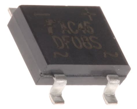 DF08S onsemi | onsemi Bridge Rectifier, 1.5A, 800V, 4-Pin | 670-8808 ...