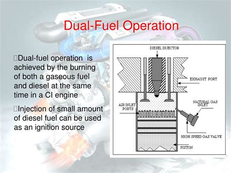 Image result for Dual Fuel Engine Working