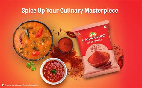 Aashirvaad Chilli Powder with Guntur & Bydagi Chilli 100g : Amazon.in ...