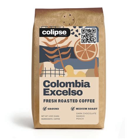 Buy Colombian Excelso Ground Coffee Online - Colipse