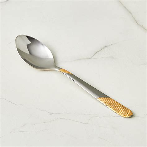Buy Glister Amara Set of 6 Stainless Steel Baby Spoons from Home Centre ...