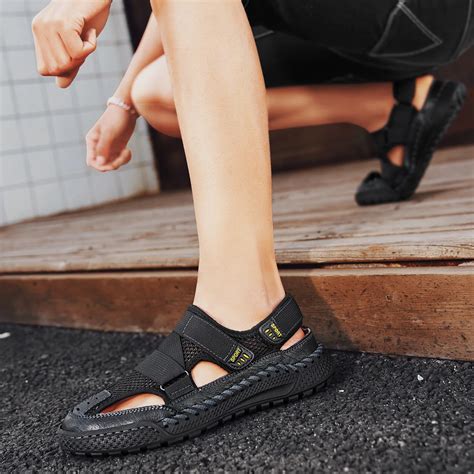 Summer-Men-Sandals-Genuine-Leather-Mens-Casual-Shoes-Outdoor-Men ...