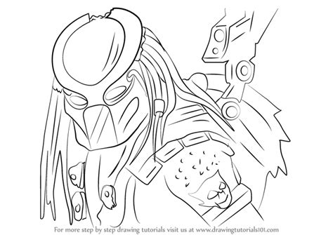 Image result for Predator Drawing Tutorial