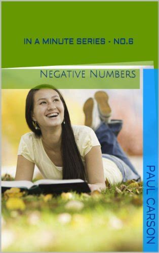 Negative Numbers - In A Minute: In A Minute Series - Book 6 eBook ...