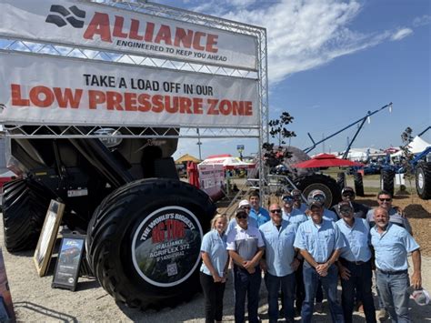 Alliance Unveils World’s Largest Agricultural Tyre
