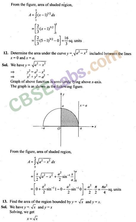 Image result for Applications of Integrals Class 12 Questions