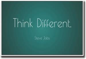 Athah Poster Think Different Steve Jobs Quote Paper Print - Quotes ...