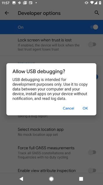 Allow USB Debugging 的图像结果