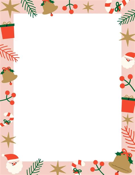 30+ Free Printable Christmas Border Printable Templates - The ...