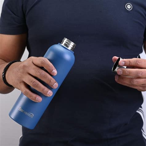 Buy SERVEWELL Hydration Stainless Steel Water Bottle - 900ml from ...