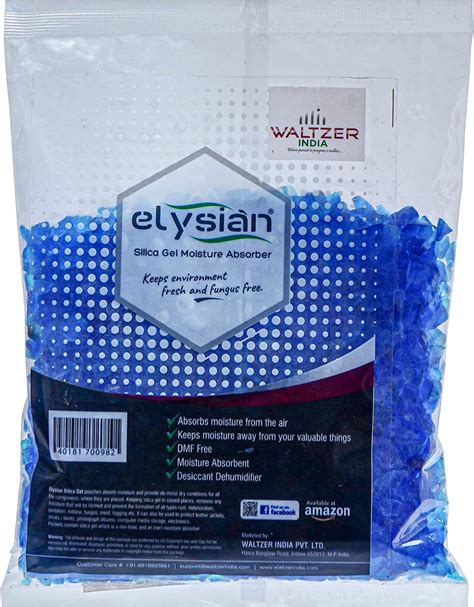 Elysian Blue Color Indicating Desiccant Silica Gel Beads, Industry ...