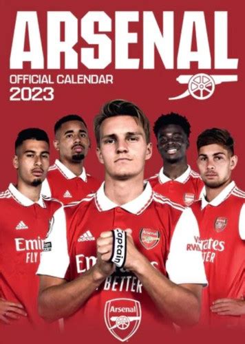 Arsenal FC 2023 A3 Calendar | prakrida