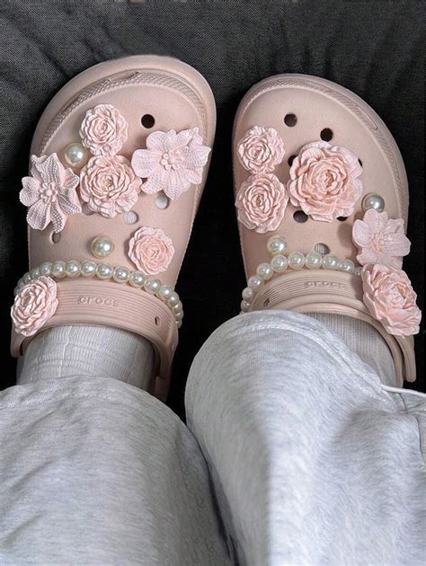 2/7pcs Large Pink Sakura Peony Camellia Resin Charms, DIY Hair ...