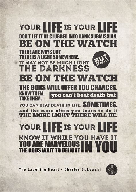 The Laughing Heart - Charles Bukowski | Bukowski, Poems about life ...