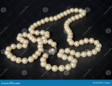 Antique Pearl necklace stock image. Image of accespry - 3473799