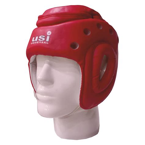 USI UNIVERSAL MARTIAL ART HEAD GUARD (616APUT) (L, Red) : Amazon.in ...