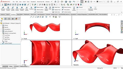 Image result for Swept SolidWorks