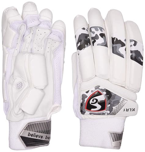 Buy SG Batting Gloves SG KLR-1 LH Leather Left Hand Batting Glove ...