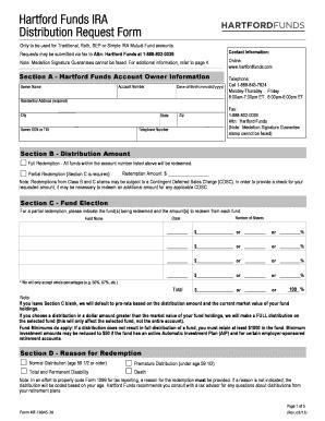 Hartford Funds IRA Distribution Request Form - Fill and Sign Printable ...
