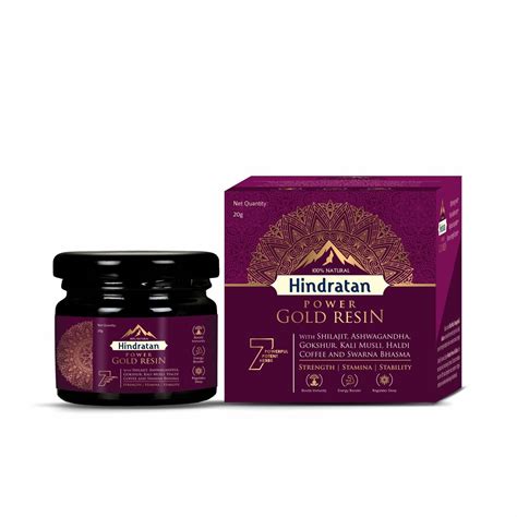 HINDRATAN Power Gold Resin 20 g - Ultimate Energy Booster – Cosmacia