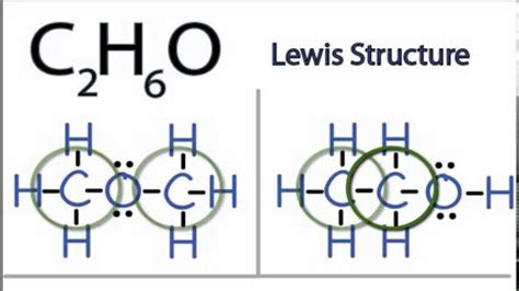 C2H6O Lewis Structure: How to Draw the Lewis Structure for C2H6O - YouTube