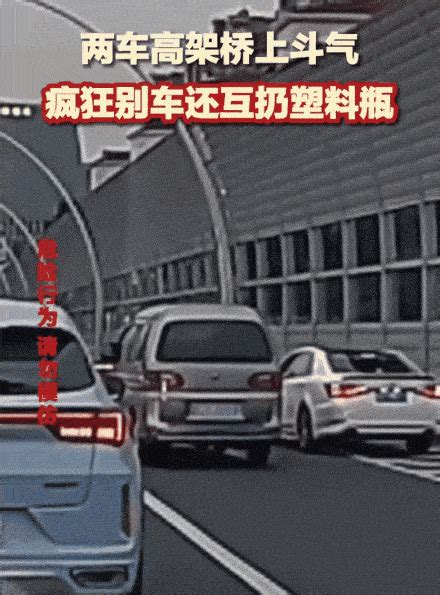 拘留！上海两名司机疯狂别车，还互扔水瓶！_警方_道路_行为