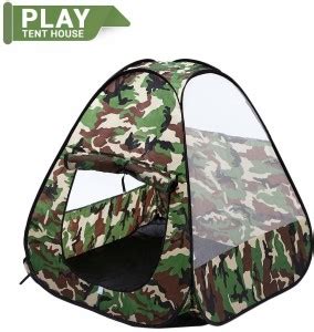 Toyvala Kids Fold able and Portable Play Military House Castle, Play ...