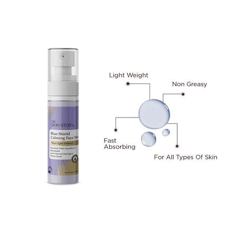Buy THE SKIN STORY BLUE SHIELD CALMING FACE MIST, 100ML Online & Get ...