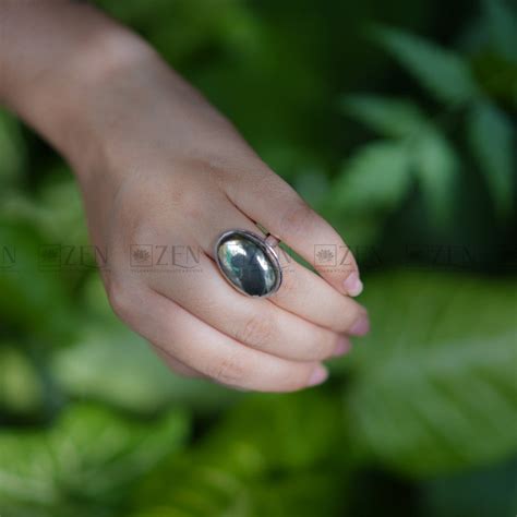 Pyrite Stone Ring Polished | Wealth & Prosperity | The Zen Crystals