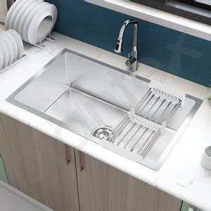 Plantex 304 Grade Stainless Steel Kitchen Sink/Undermount Handmade Sink ...