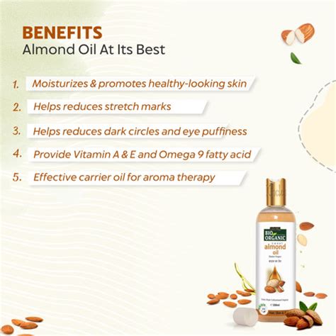 Indus Valley BioOrganic Cold Pressed Sweet Almond Body, Hair, Skin ...