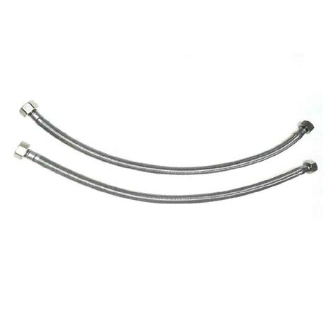 ALL geyser SS Connection 600 mm (24") Grade AISI 304 (Set of 2), Silver ...