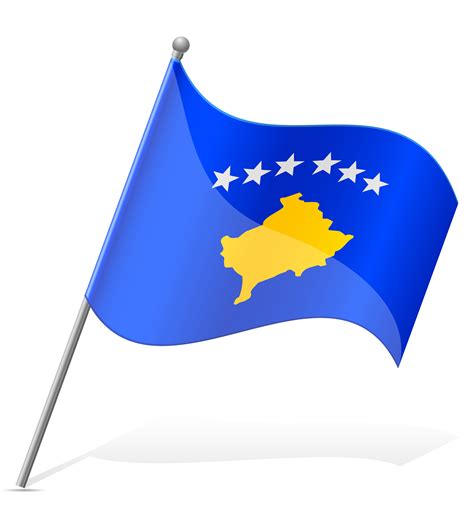 flag of Kosovo vector illustration 516016 Vector Art at Vecteezy - flag of kosovo