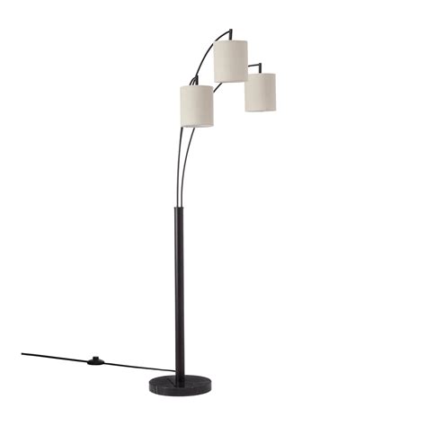 3 Linen Shade Floor Lamp - Bouclair