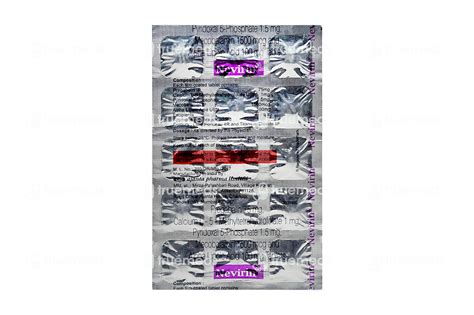 Nevirin Tablet 15 - Uses, Side Effects, Dosage, Price | Truemeds