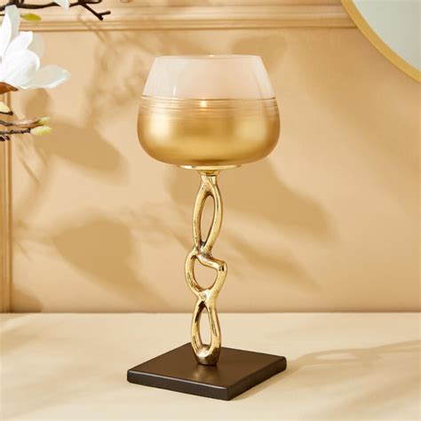 Buy Eternity Viva Rim Glass Hurricane Candle Holder from Home Centre at ...