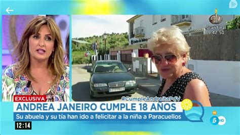 Así fue el encuentro de Andrea Janeiro con su tía y su abuela