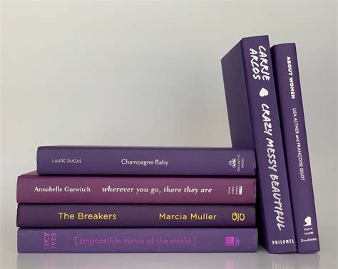 Purple Book Stack