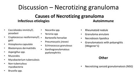 Differential Diagnosis Of Caseating Granuloma at Carlos Huguley blog
