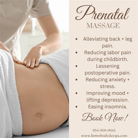 A prenatal massage is a full body massage performed by a certified ...